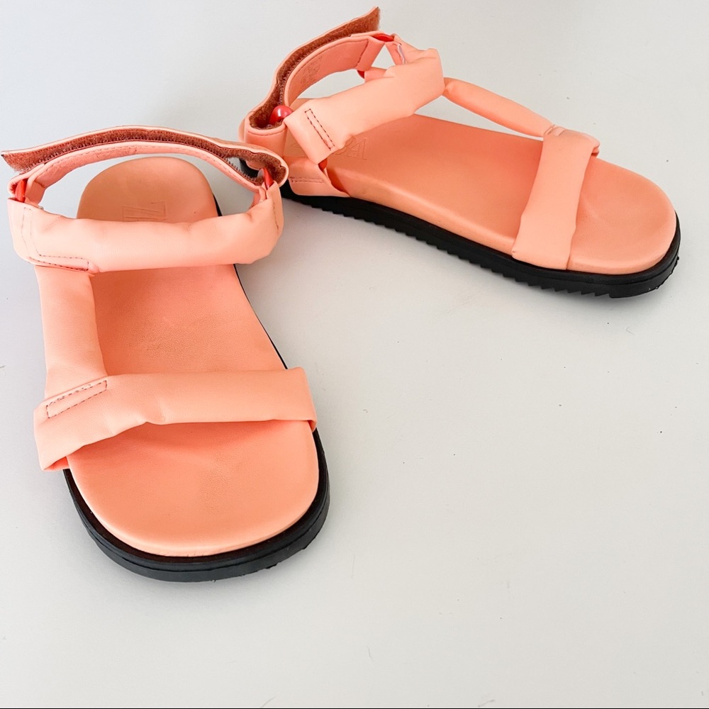 Zara Puffy Quilted Teva Sandal